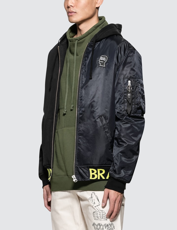 Converse x Brain Dead Hooded Bomber Jacket Placeholder Image