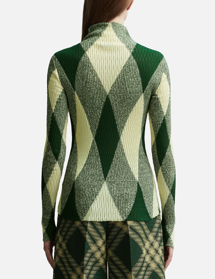 Argyle Cotton Silk Sweater Placeholder Image