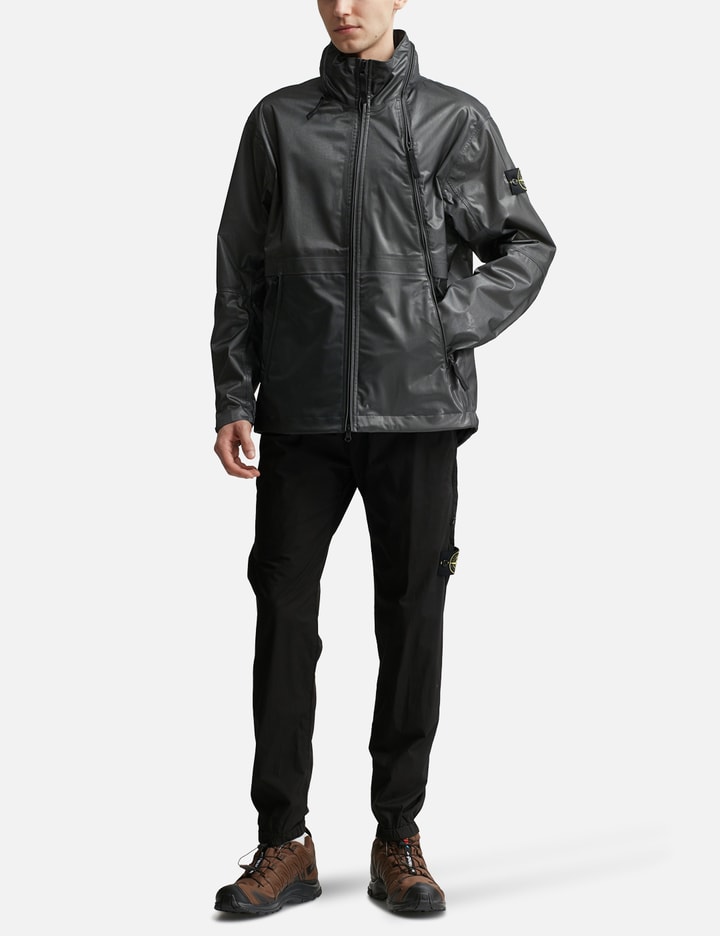 Metallic Run-proof Nylon Bomber Jacket Placeholder Image