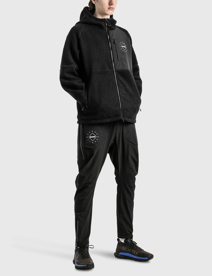 보아 플리스 빅 로고 후드 블루종 Placeholder Image