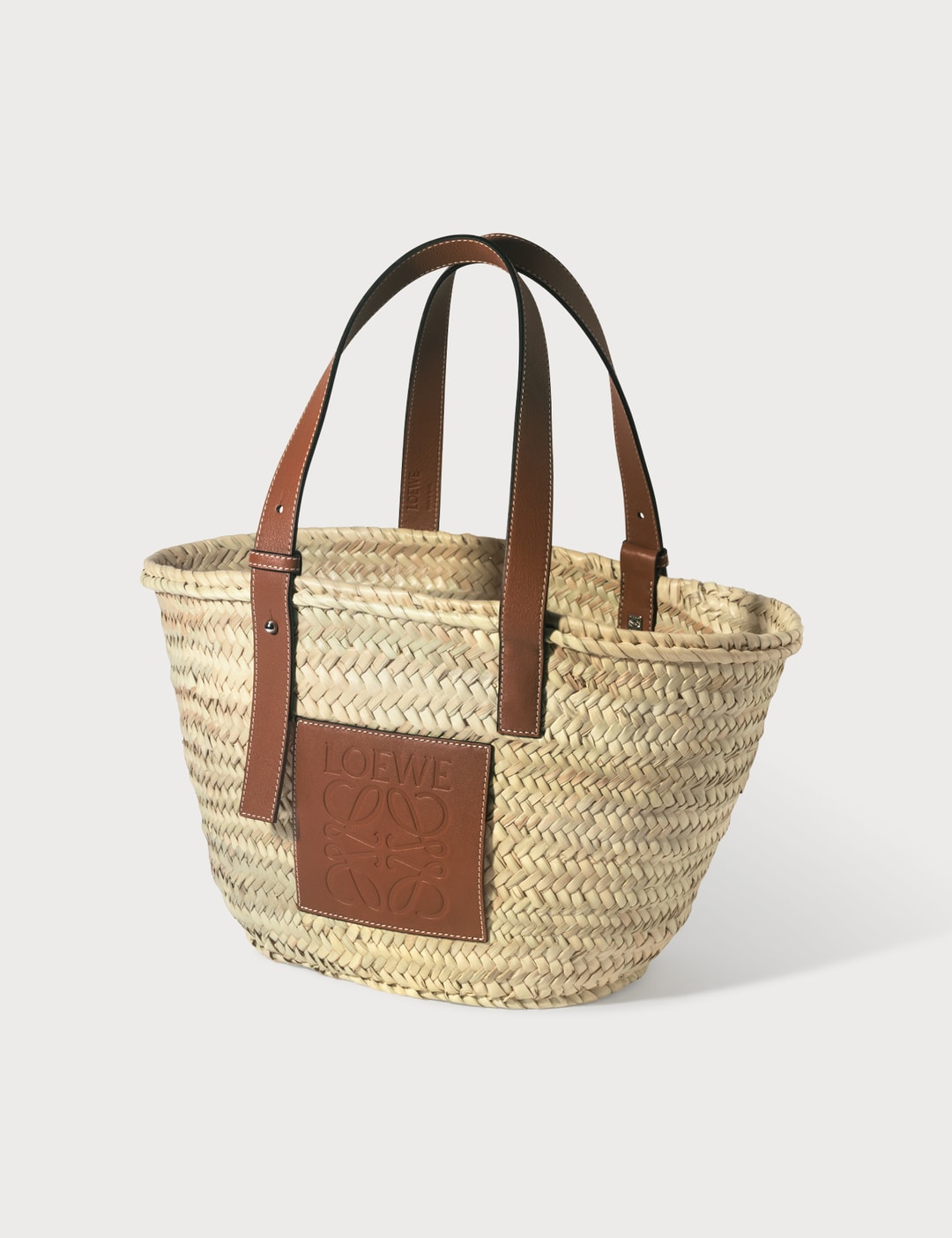 Loewe - Small Square Basket Bag In Raffia And Calfskin  HBX - Globally  Curated Fashion and Lifestyle by Hypebeast
