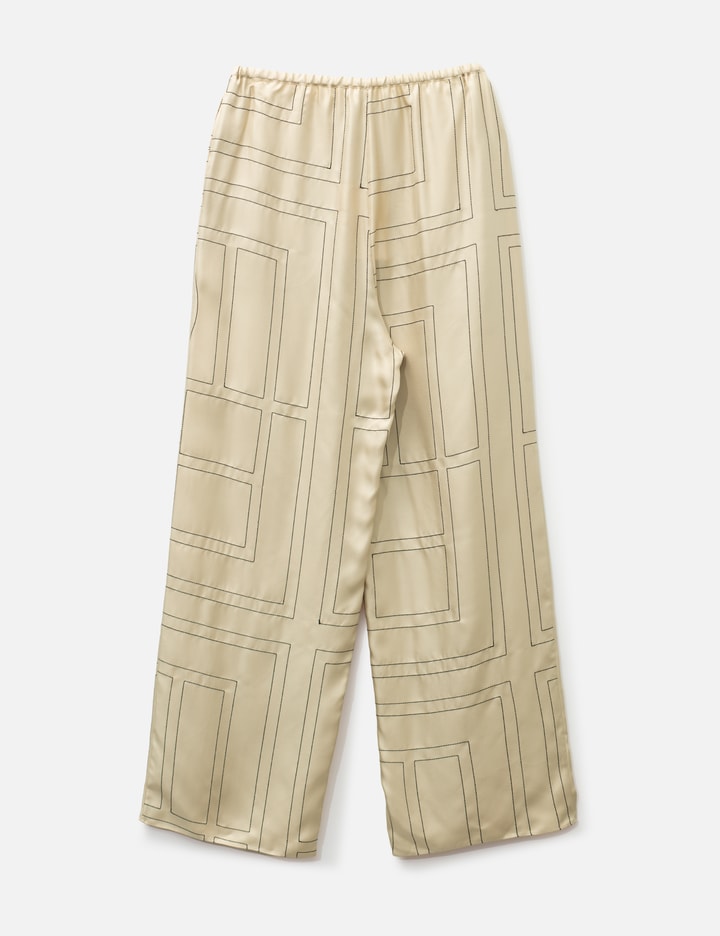 TOTEME Monogram Silk PJ Bottoms