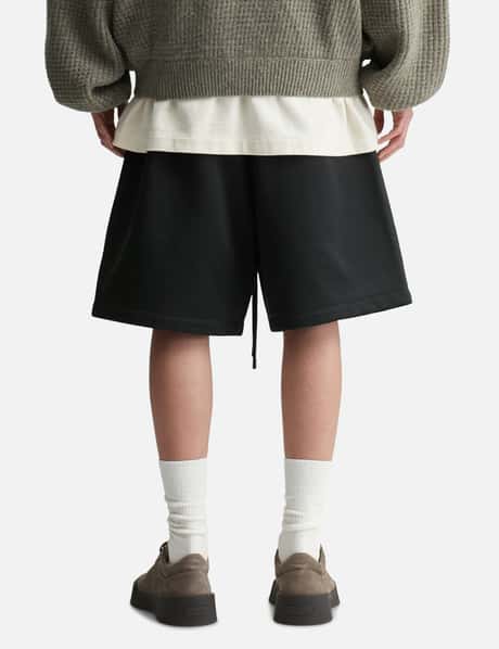 Satin Fleece Relaxed Sweatshort view 12