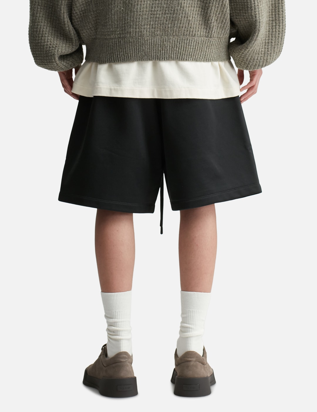 Satin Fleece Relaxed Sweatshort view 19