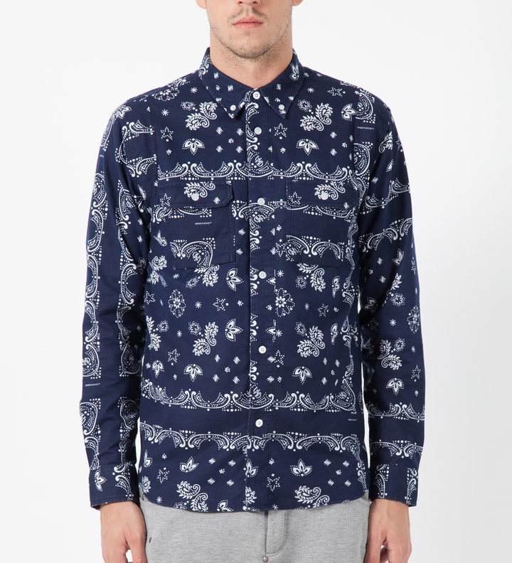 Navy Bandana Flannel Shirt Placeholder Image