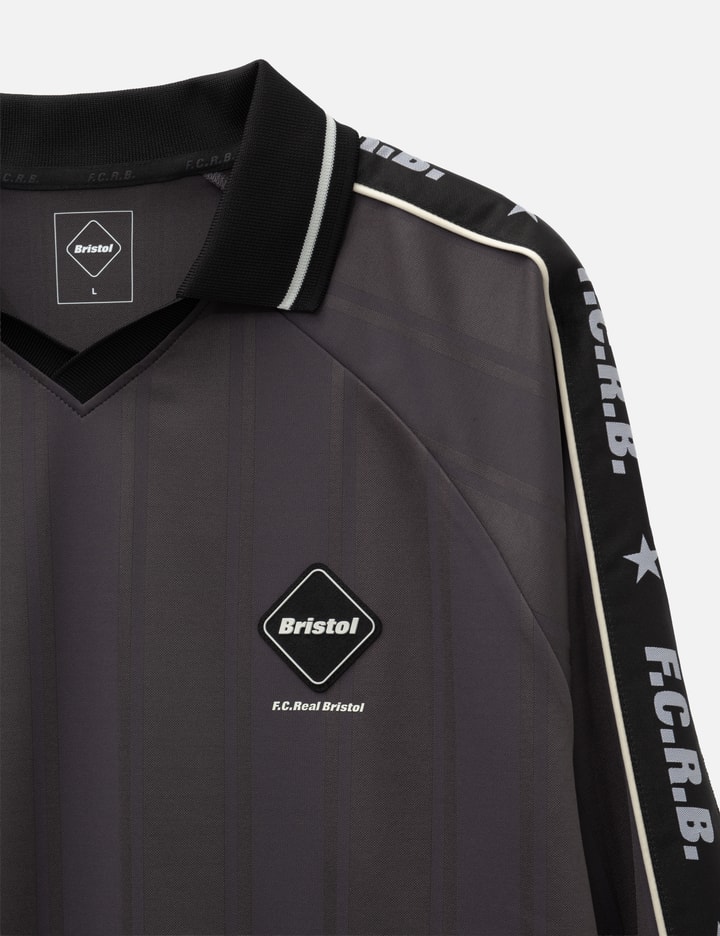 F.C. Real Bristol Shadow Weave Stripe L/S Top