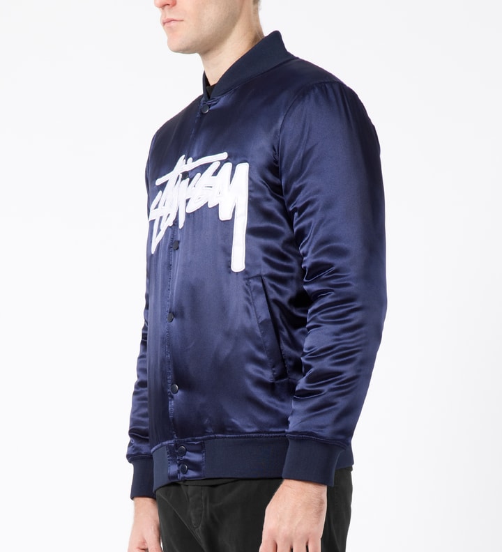 Navy Stock Satin Jacket Placeholder Image