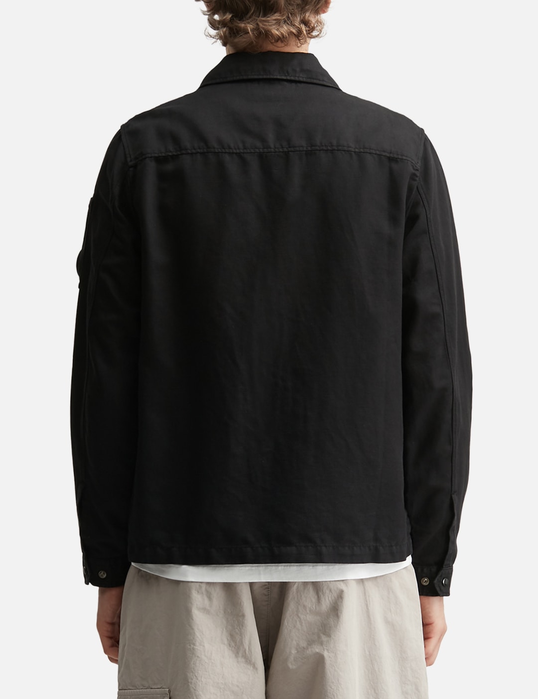 Cotton/Linen Zipped Lens Overshirt view 13