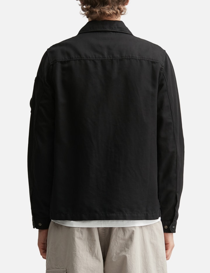 C.P. Company Cotton/Linen Zipped Lens Overshirt