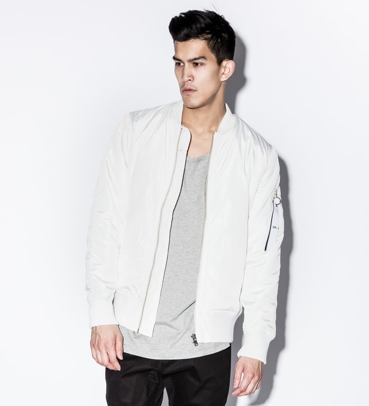 White Flight Bomber Jacket Placeholder Image