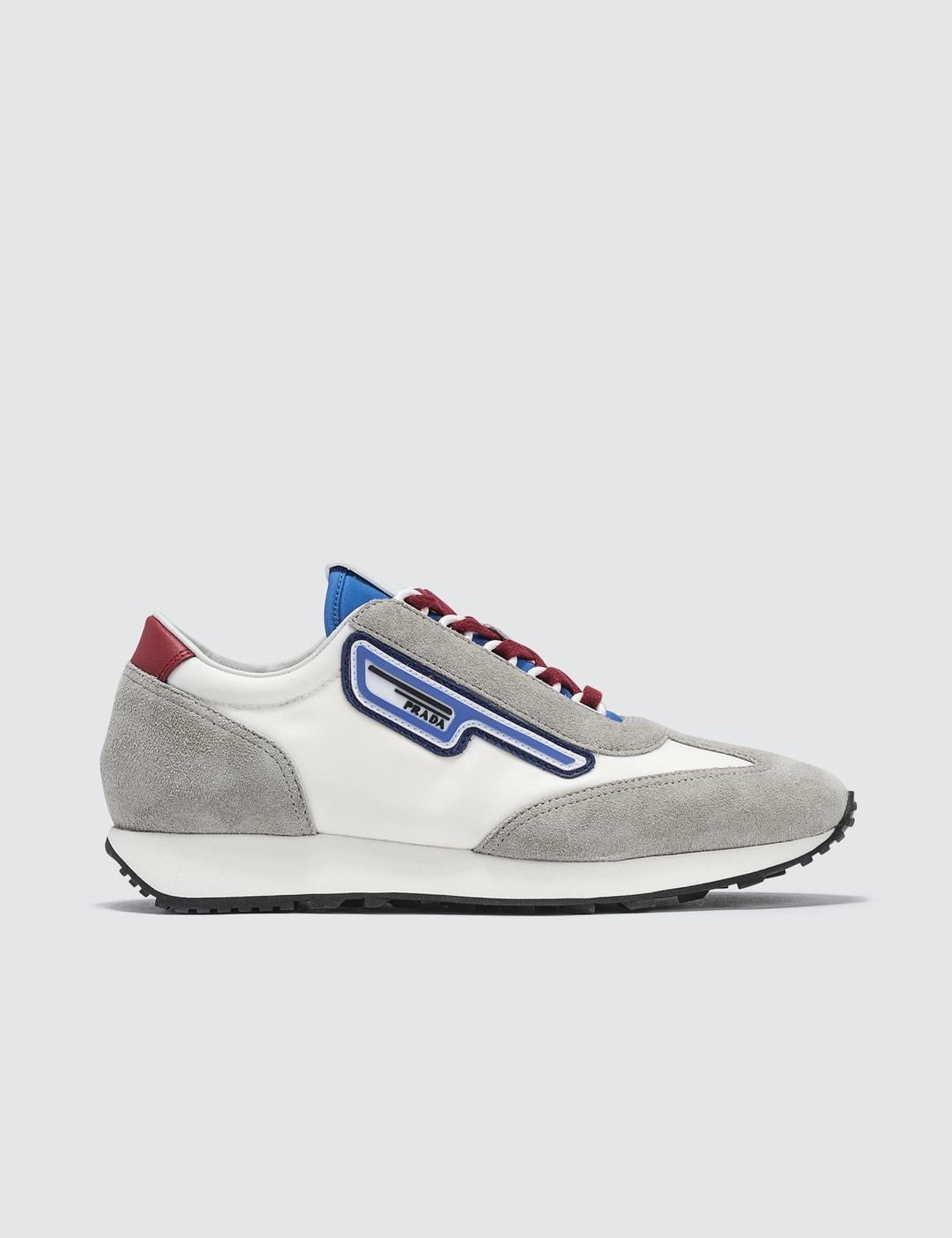 Prada - Suede And Nylon Retro Sneakers | HBX - Globally Curated Fashion and  Lifestyle by Hypebeast