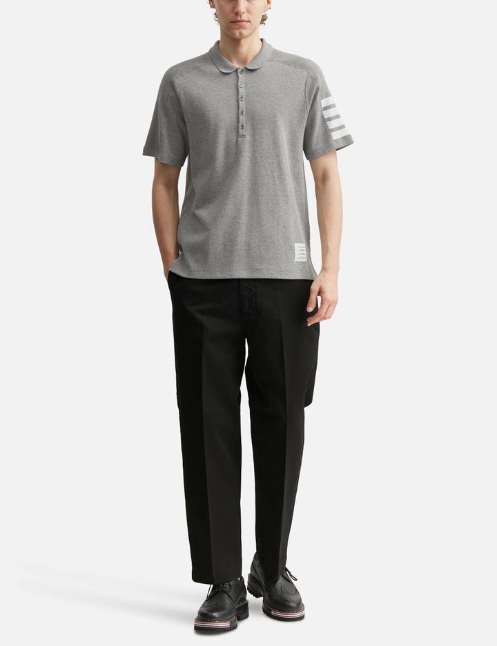 톰브라운 Milano Cotton 4-Bar Polo
