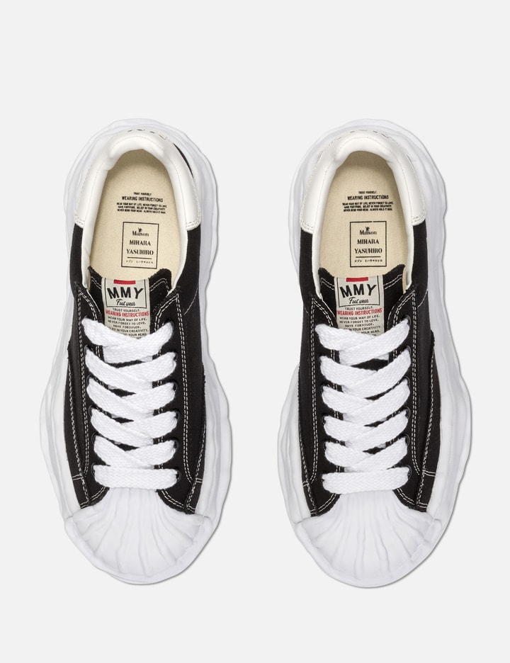 Miharayasuhiro Maison Mihara Yasuhiro Black Canvas Blakey Low Top Sneakers In Black