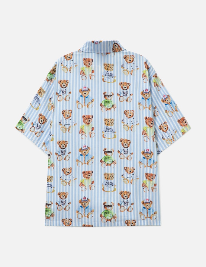 Market Teddy Striped Short Sleeve Woven