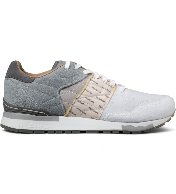 Garbstore x Reebok Flat Grey/White/Steel CL Leather 6000 Shoes Placeholder Image