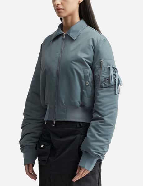 Cropped Bomber Jacket view 7