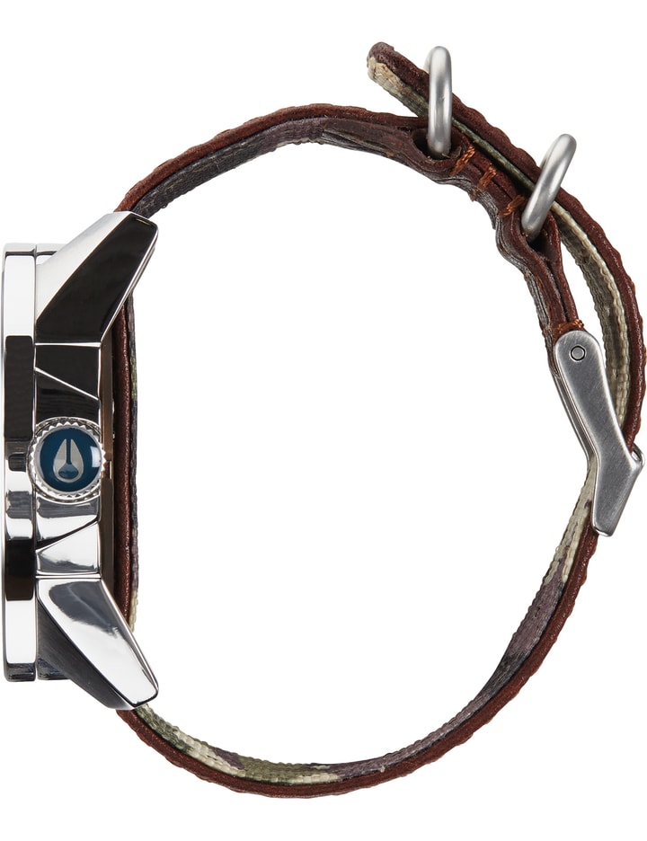 Rugged Horween Leather Corporal with Blue Sunray Dial Placeholder Image