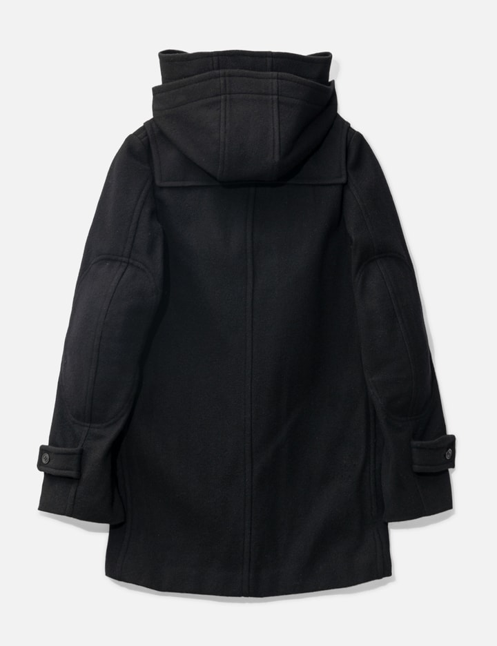 Shop Comme Des Garçons Homme Deux Wool Duffle Coat In Black