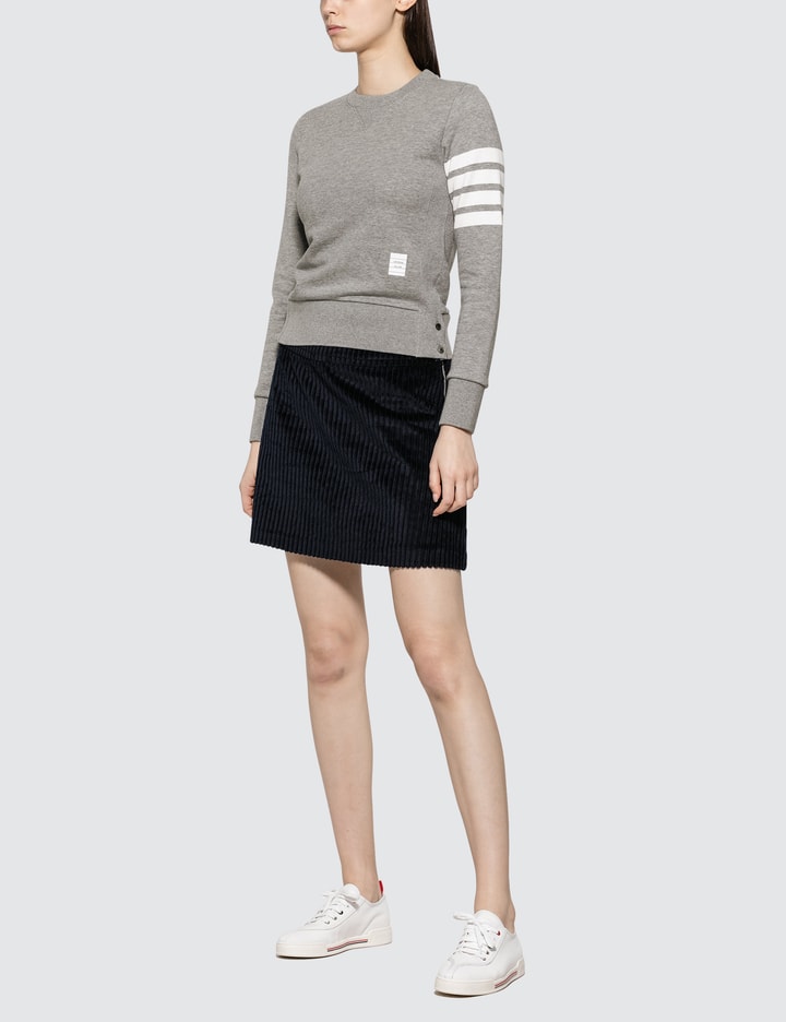 Classic Sweatshirt In Classic Loop Back W/ Engineered 4 Bar Placeholder Image
