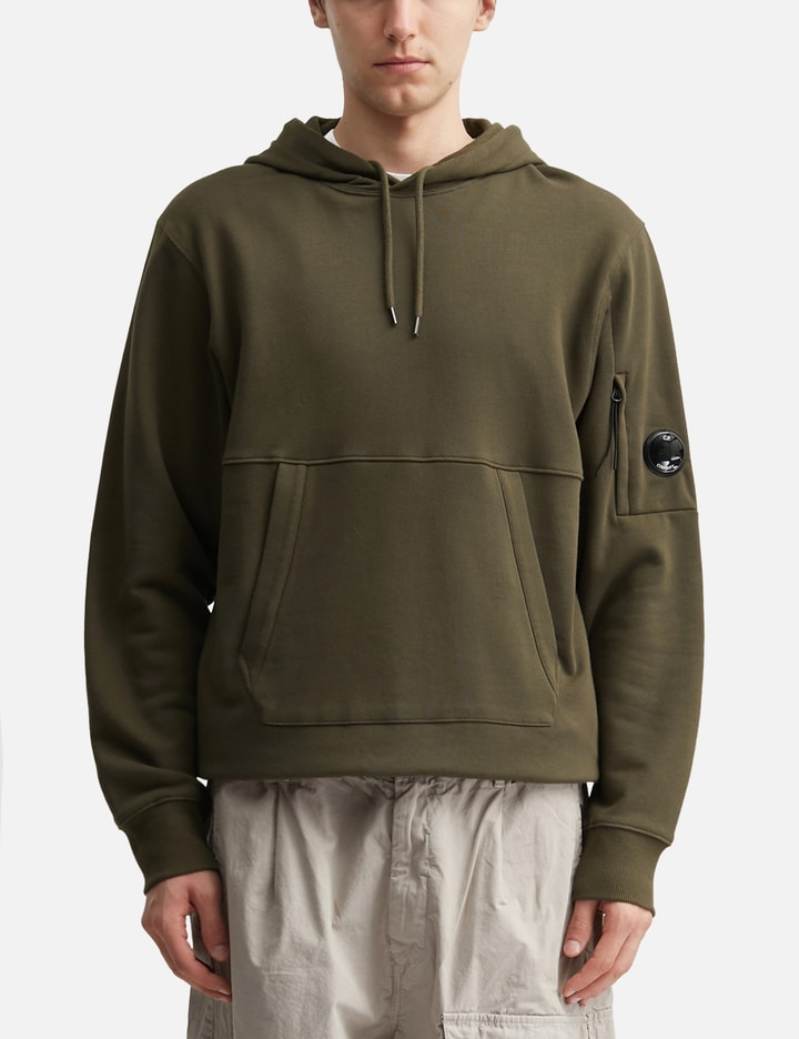 C.P. Company Diagonal Raised Fleece Hooded Lens Sweatshirt