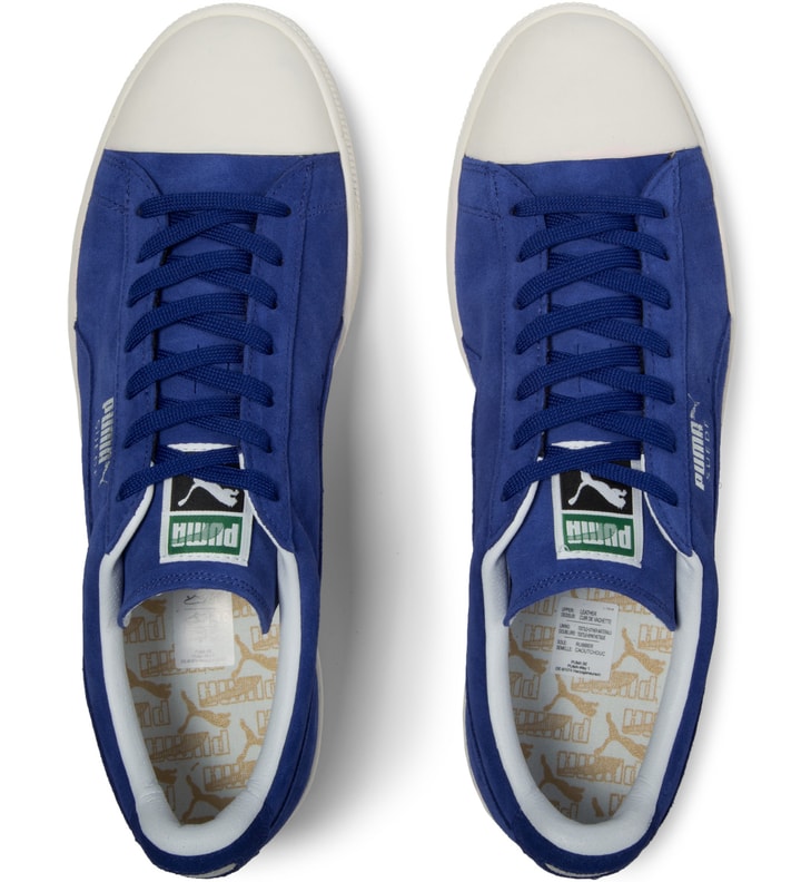 Puma Whisper White/Mazarine Suede Rubber Toe Shoes