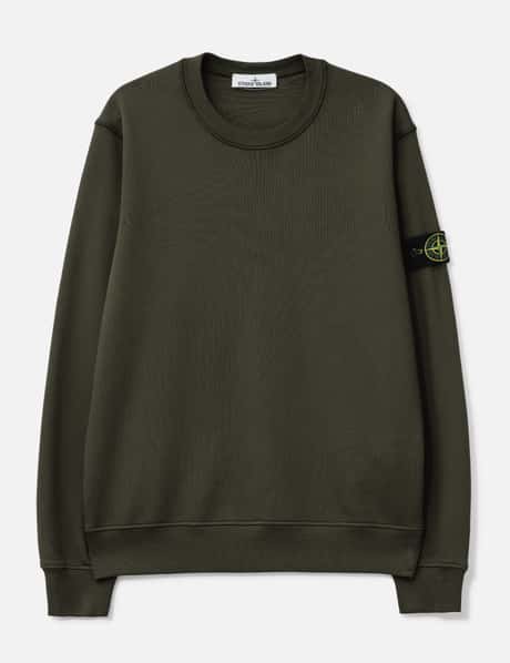 Stone Island Organic Cotton Fleece Sweatshirt
