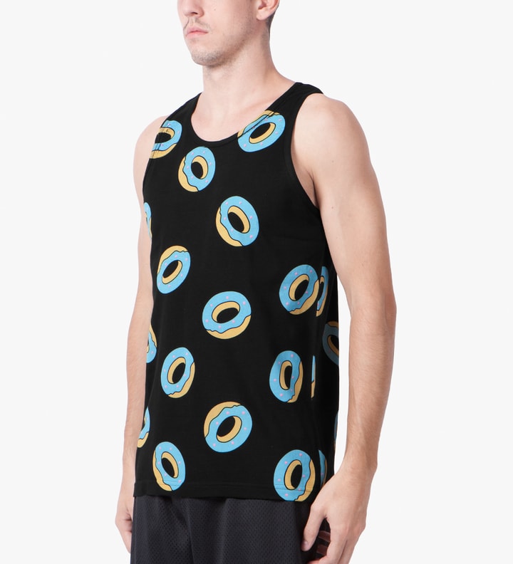Black All Over Donut Tank Top Placeholder Image