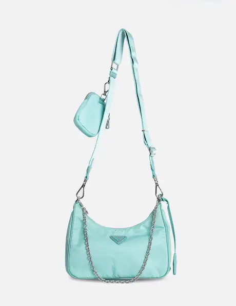 Prada PRADA Re-Edition 2005 Nylon Hobo Shoulder Bag