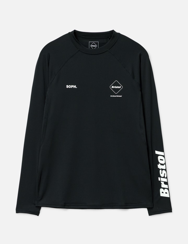 F.c. Real Bristol Underlayer Crewneck Top In Black
