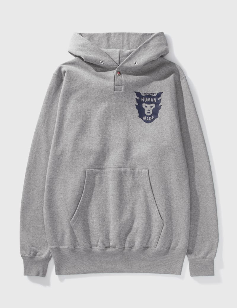 Human Made - Snap-Button Collar Hoodie | HBX