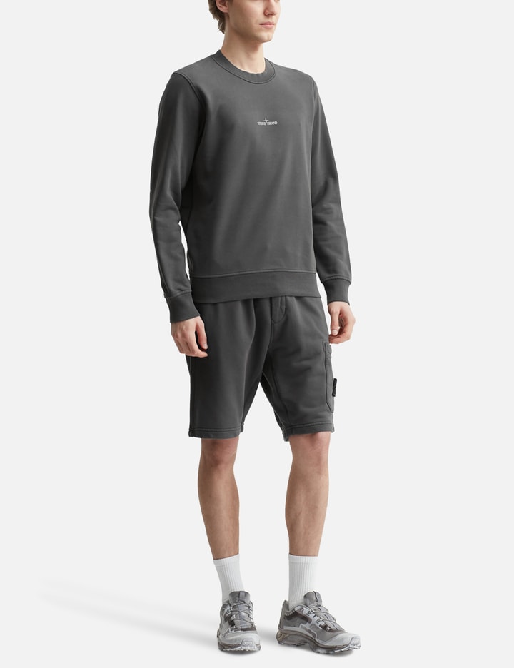 Stone Island Sweatshirt With Industrial Flow Print