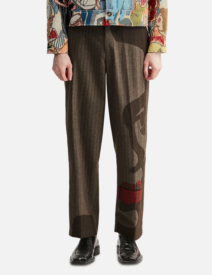 KidSuper Patchwork Face Suit Bottom