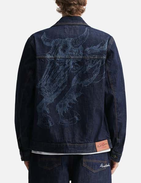 X Daniel Johnston Bull Selvedge Denim Jacket view 12