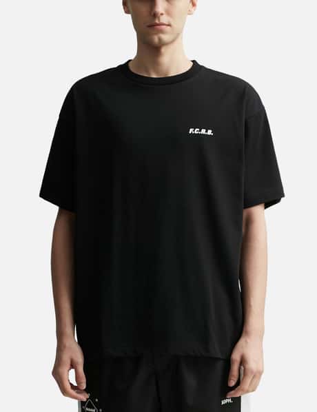 F.C. Real Bristol - BLURRED BIG LOGO S/S TEAM BAGGY T-SHIRT | HBX 