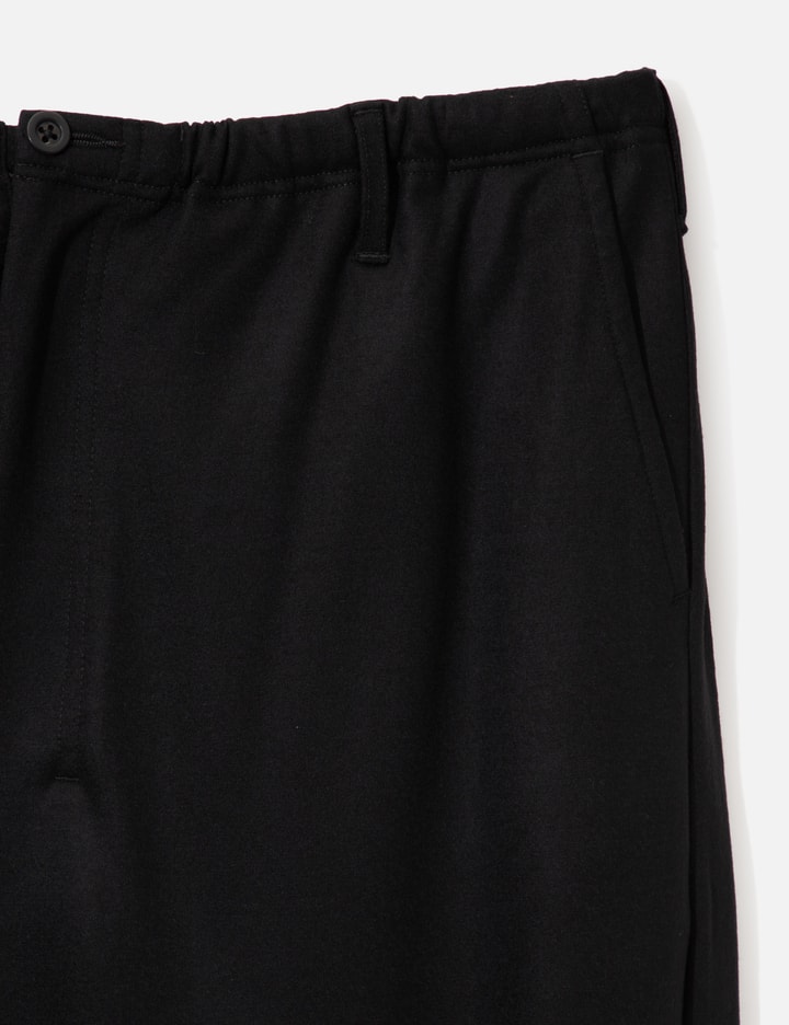 ANCELLM Wool Cut Knee Tuck Slacks