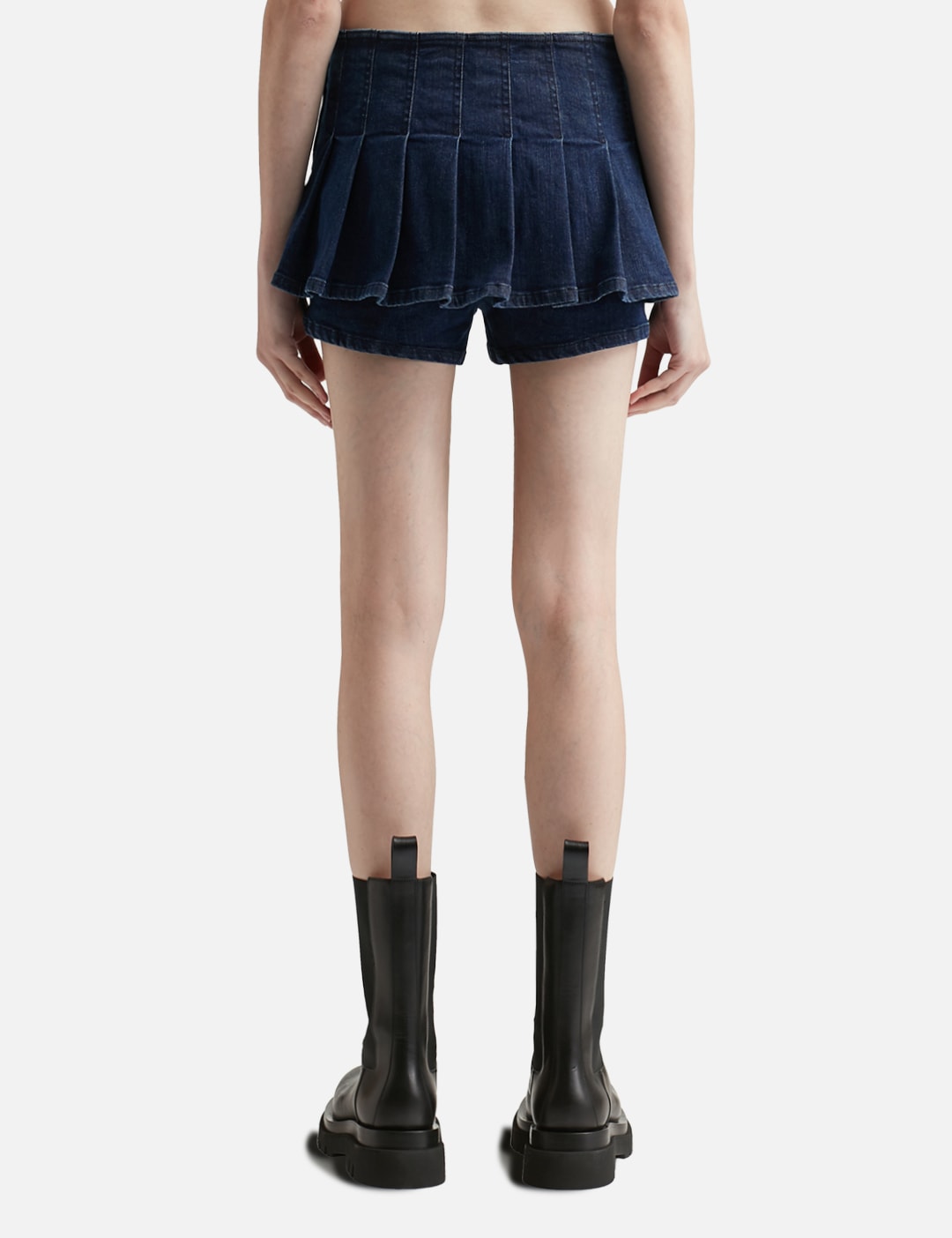 Denim Pleats Skort view 10