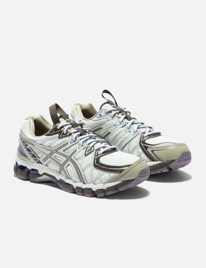 Asics Multicolor Mesh And Rubber Gel-kayano 20 Sneakers In Grey