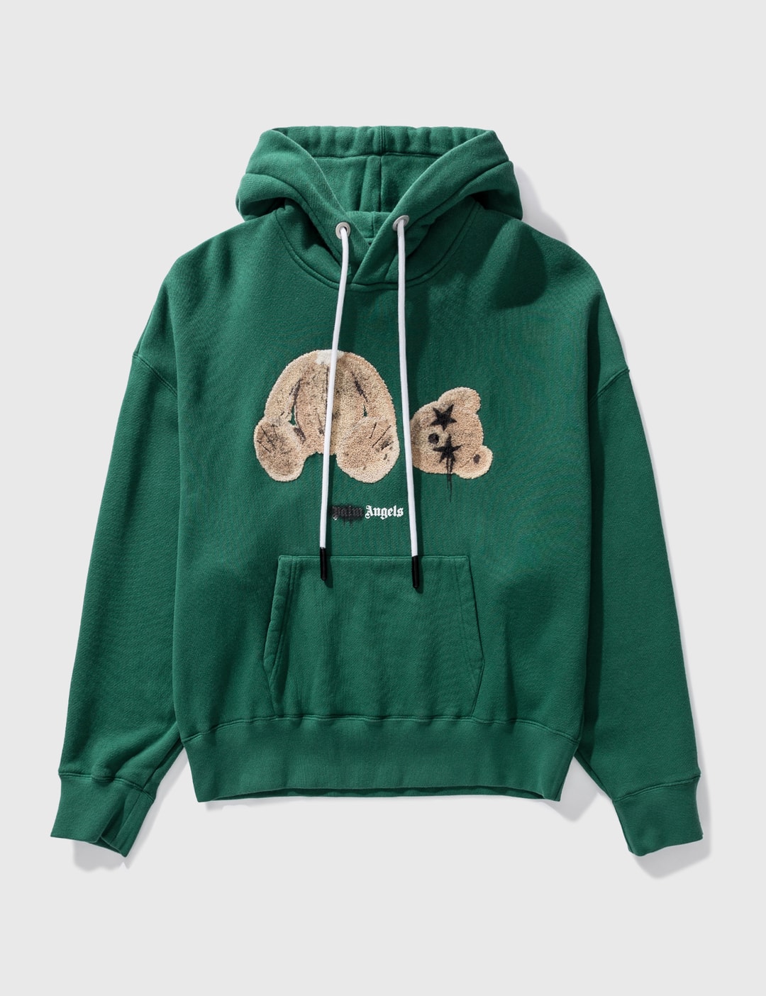 PALM ANGELS Spray Palm Angels Bear Hoodie - Clothing from Circle