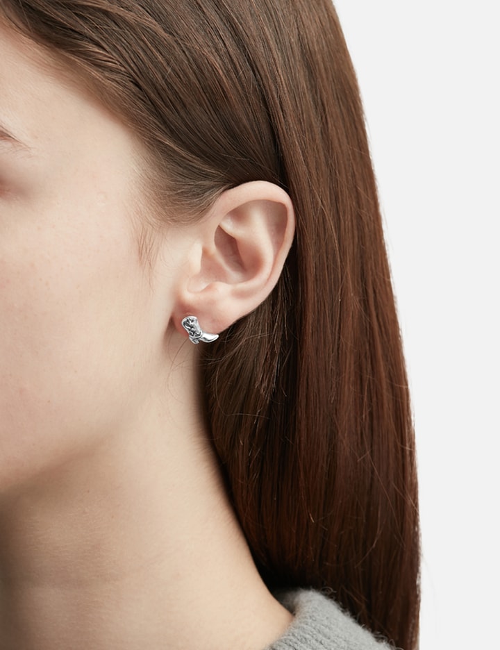 Twojeys Boot Stud Earrings In Silver
