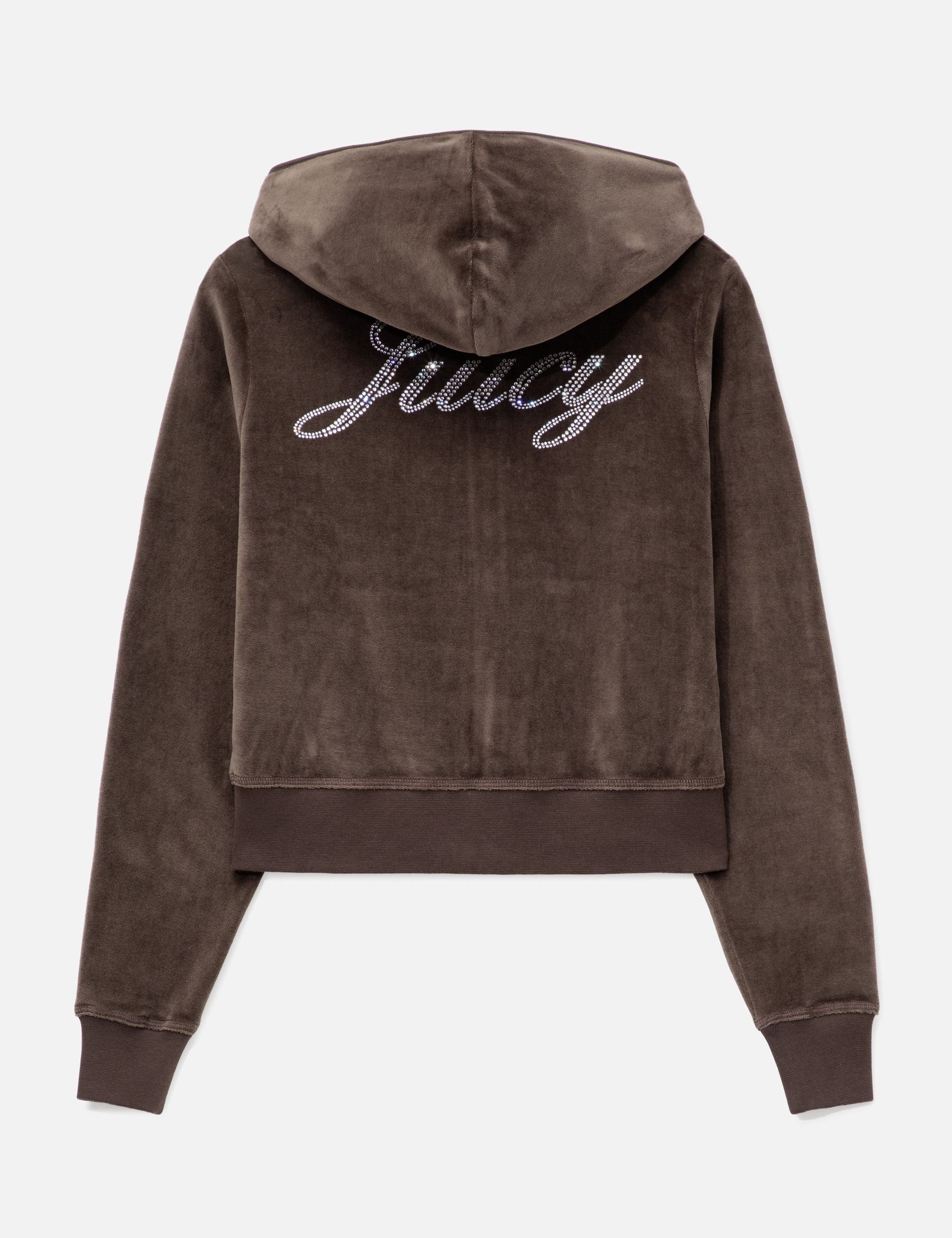 & Rich X Juicy Couture Script Velour Zip Hoodie view 17