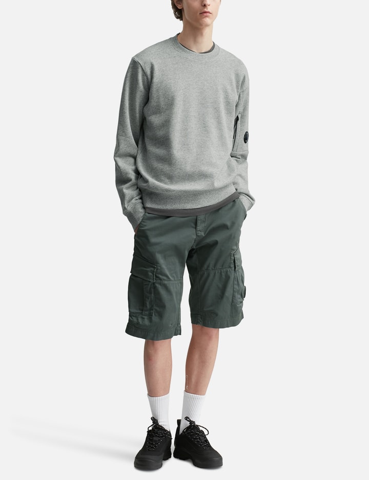 シーピーカンパニー Diagonal Raised Fleece Crewneck Lens Sweatshirt