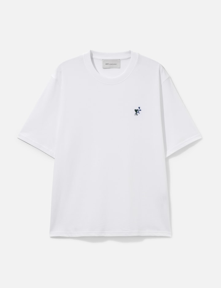 Ami Cotton T-Shirt With Ami De Coeur Tulip