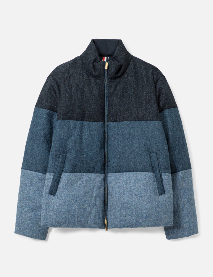 4-Bar Reversible Funnel Neck Padded Jacket Placeholder Image