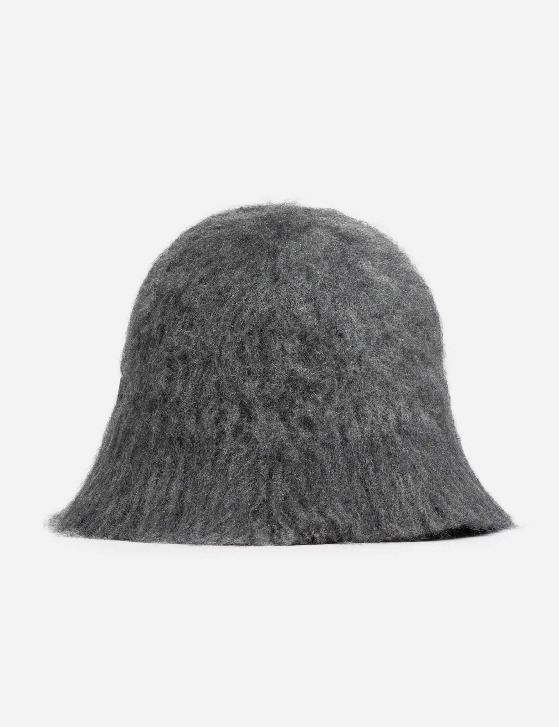 Grey Mohair Ami Bucket Hat view 11