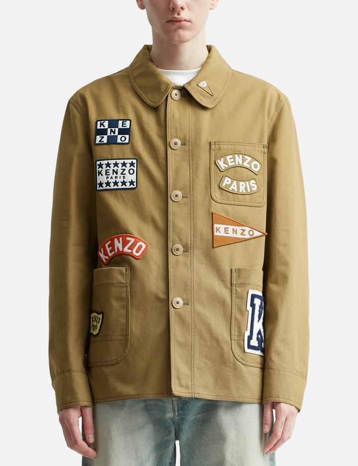 WORKWEAR JACKET WITH BADGES for Men - Kenzo sale