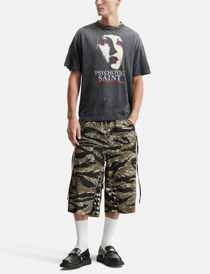Saint Michael Psychotic Saint T-shirt In Gray