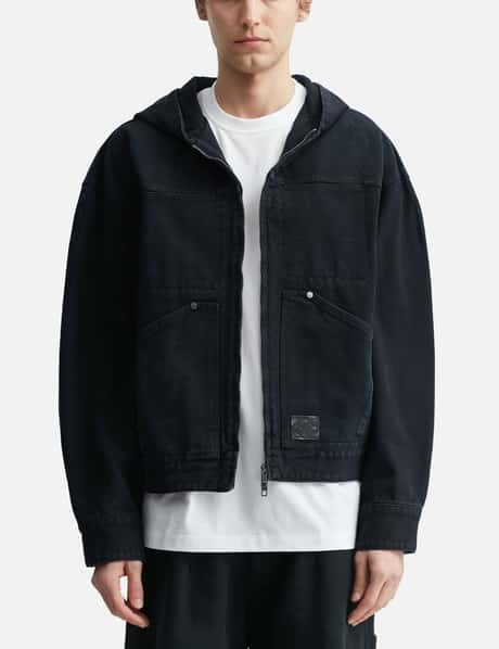 Hood Dyed Denim Jacket view 10