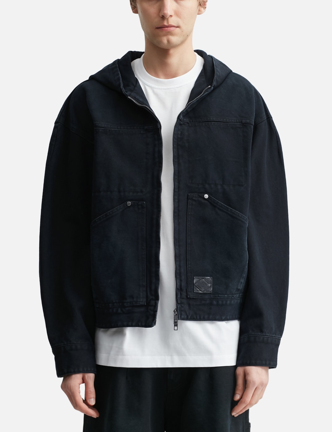 Hood Dyed Denim Jacket view 18