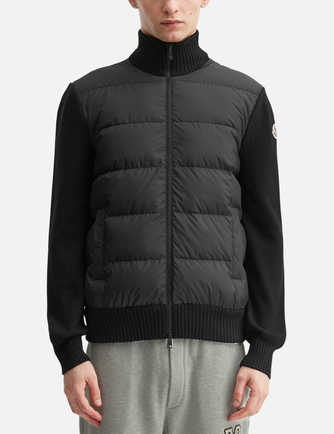 Padded Wool Zip-Up Cardigan view 18