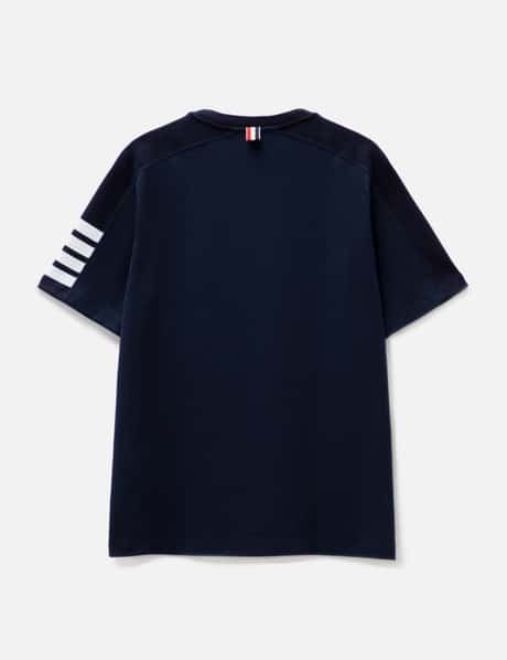 トム ブラウン - コットン 4BAR ショートスリーブ ボーダー Tシャツ | HBX